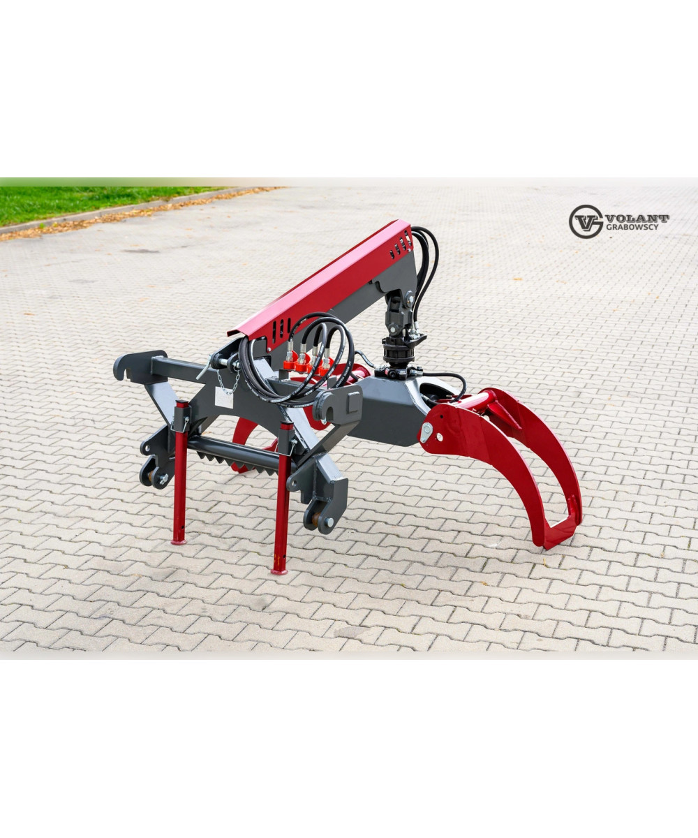 Wood Grapple PIRANIA with Rotator