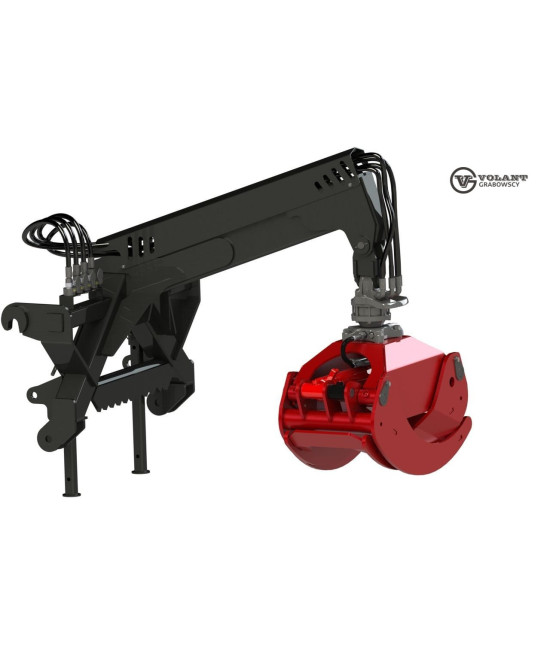 Wood Grapple PIRANIA with Rotator